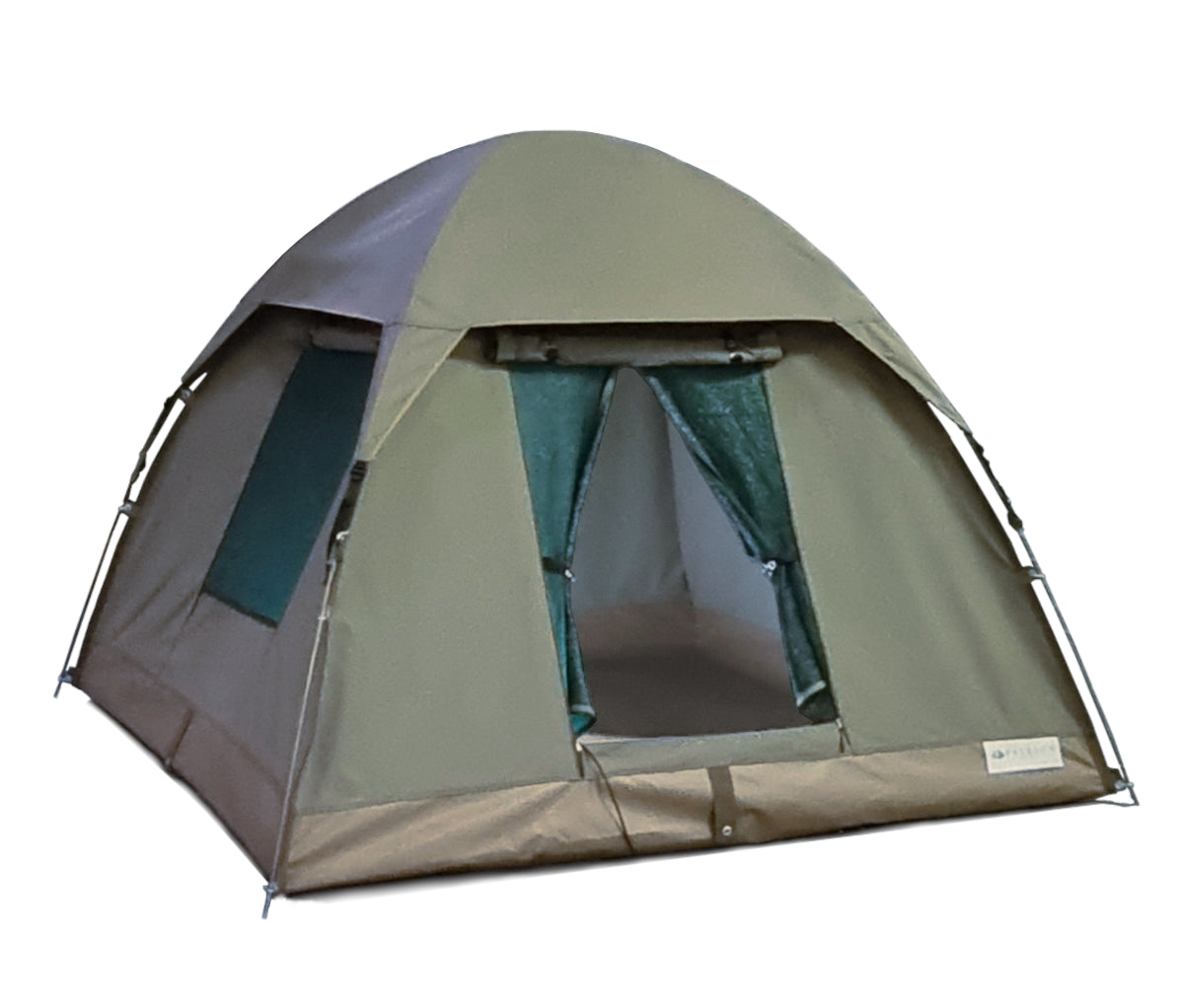 2 person canvas tent FALKSON Adventurer 3 | 2 person tent | 2.1x2.1m Bow tent