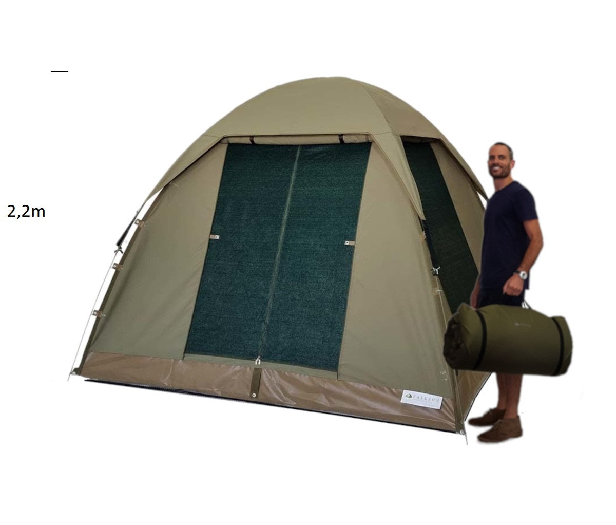 falkson tents FALKSON Adventurer 5 | 4 person tent | 3x3m Bow tent