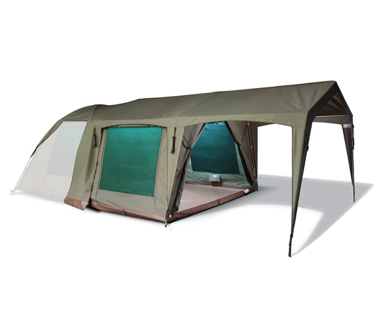 FVELDT XT Extension | Bow tent extension only | All weather canvas camping tent
