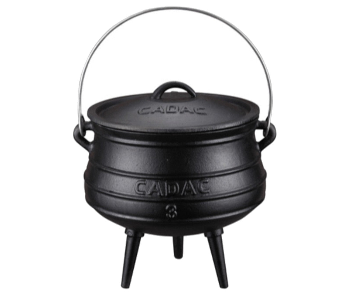 Cadac Cast Iron Potjie Pot – Number 3