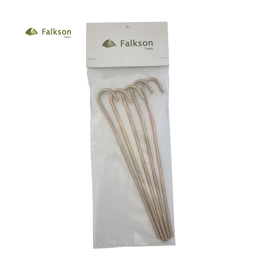 Straight Tent Pegs 250 x 5mm (5 Units)